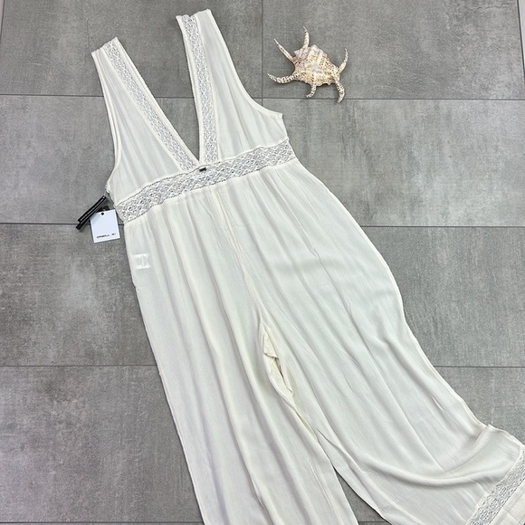 🔆O’NEILL🔆 SANDE JUMPSUIT COVER UP ROMPER BEAUTIFUL COMFY - Picture 15 of 16